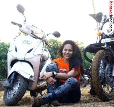 A bike rider jyoti hogales death in a road accident