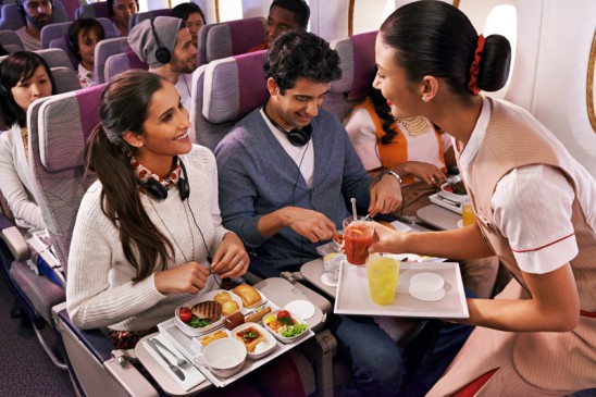 Airlines do not serve food in non-veg