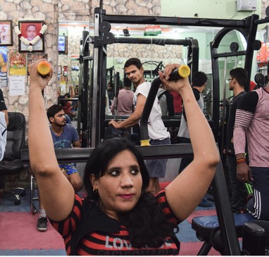 Female bouncer in Delhi Bar