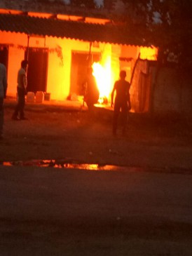 Fire in cylinder, found on fire on time