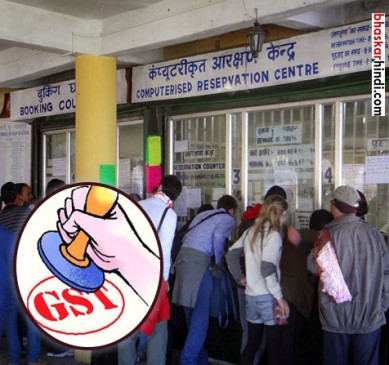 #GST effect on railway ticket reservation