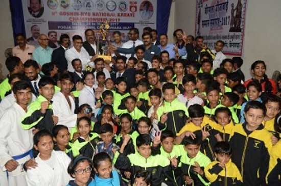 Overcoming champion, National champions winners of M.P. Karate