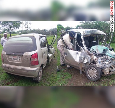 Road collapse, 4 people of same family death