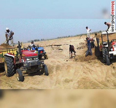 Unfair mining mafia, illegal mining released from Dhadle