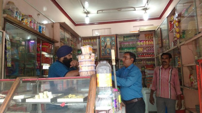 Food Department seized foamy sweets