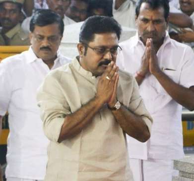 TTV Dhinakaran saying to EC the poll panel should hear him before taking any decision