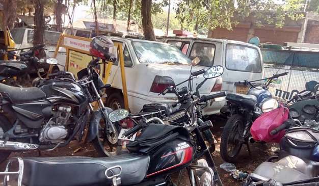 Auction of vehicles kept in RTO office