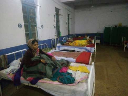 cooking Gas finishes in the hospitals kitchen