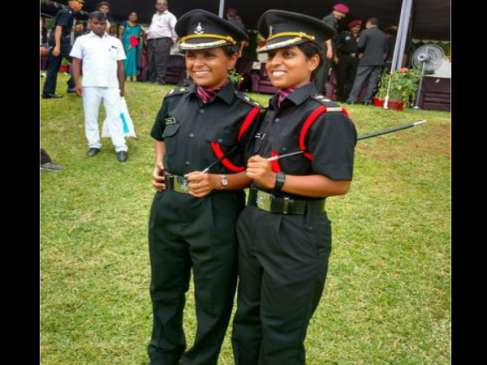 first love of husband was army dress so we admitted in army