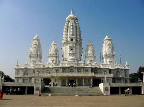 Flowers devote in the birla temple will be made compost