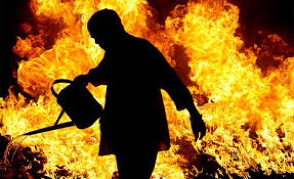 a couple troubled from assertive, tried to Suicide in collectorate office