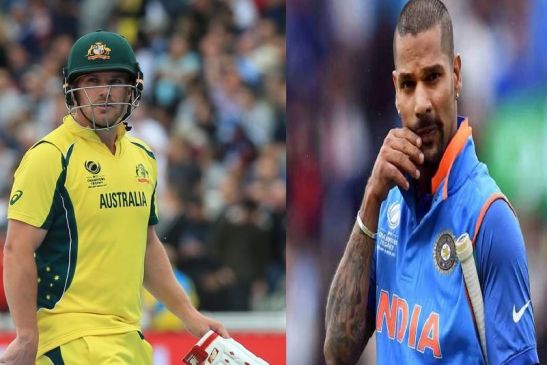 Aaron Finch and Shikhar Dhawan Confucius by the new rules of the ICC