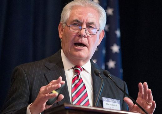 American foreign minister tillerson comment on north koria war