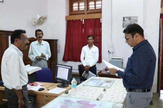 collector inspected administrative arrangements of chhindwara