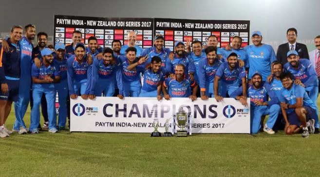 India vs New zealand kanpur one day match live score