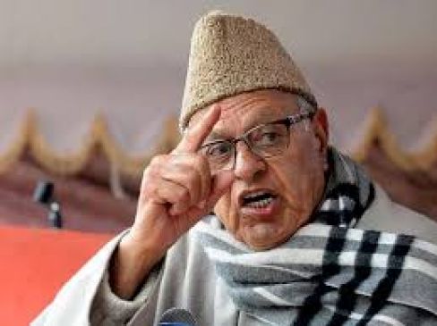 Farooq Abdullah provokes again says Forget PoK raise Indian flag in Srinagar first