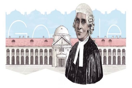 Google created Doodle for the Indias first woman barrister cornelia sorabji
