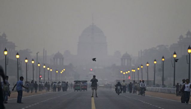 Improved air quality in Delhi from smog