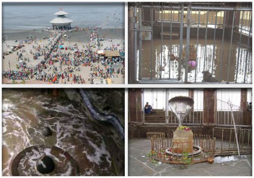 देखते ही देखते गायब हो जाता है अरब सागर का ये शिव मंदिर