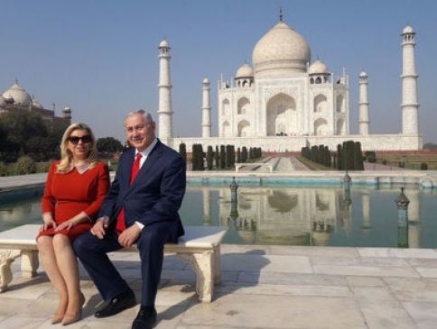 Akhilesh yadav Tweet Picture Of Benjamin Netanyahu Narendra Modi