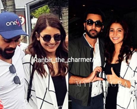 Anushka have seen wearing same outfit with Virat which she wore with Ranbir Kapoor