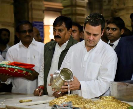 congress president rahul gandhi turned to hindutva for election 2018