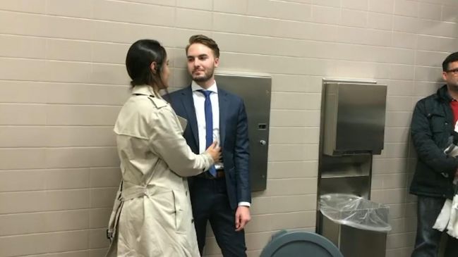 Why one couple had to get married in the courthouse toilet