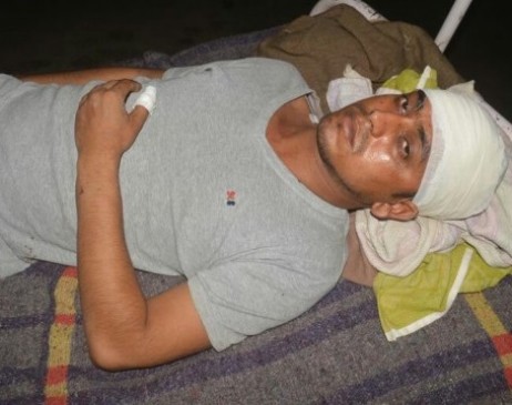 criminals fire on a young man in satna, looted wifes jewels
