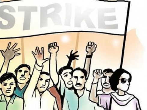 Due to Strike of contract health workers patient troubled
