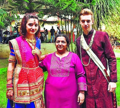 Foreign students are very much interested in Indian culture