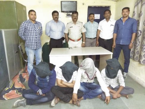 Four arrested for kidnapping or Fraud From young man in Nagpur