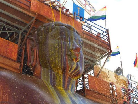 Gommateshwara Bahubali statue at the Shravanabelagola Karnataka Gommateshwara Bahubali statue at the Shravanabelagola Karnataka