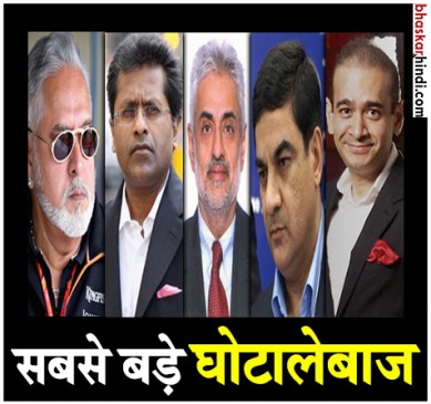 नीरव मोदी ही नहीं इन 4 ने भी देश को लगाया चूना