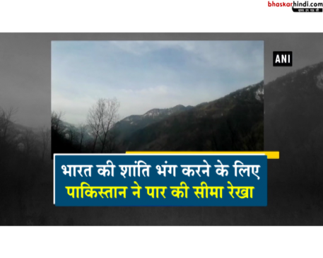 भारत की शांति भंग करने के लिए पाकिस्तान ने पार की सीमा रेखा 