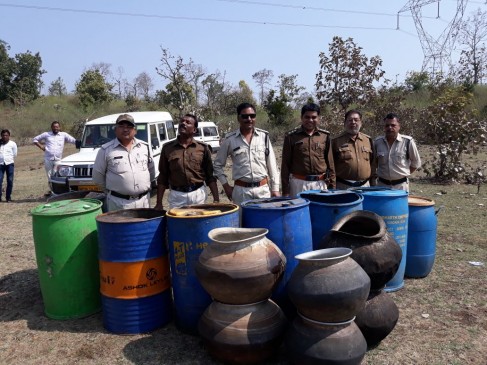 Raw alcohol distilleries found in the jungles of Somadana