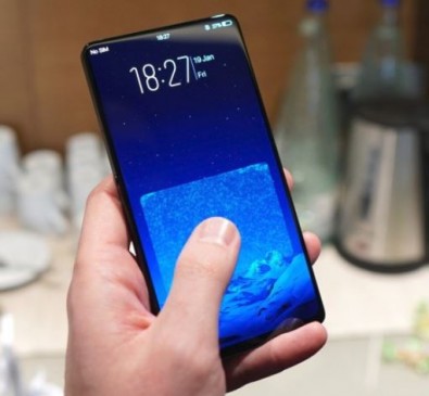 Vivo APEX Concept Phone Half -Screen Fingerprint Scanning Tech