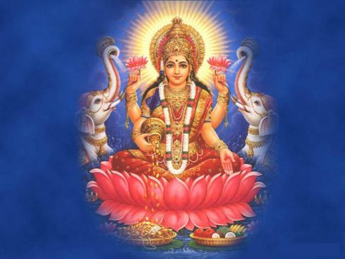 Worship of the Goddess lakshmi or laxmi on the Sita Astami 2018