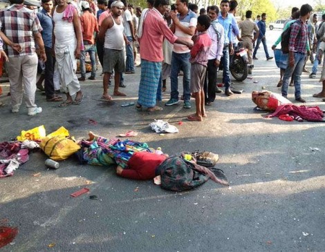 समस्तीपुर में भीषण सड़क हादसा, 10 की मौत, 4-4 लाख मुआवजे का ऐलान