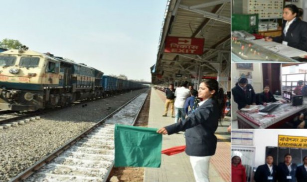 आंध्र प्रदेश में पहला महिला अखिल रेलवे स्टेशन 