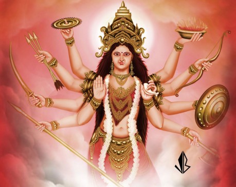 Mahishashmi perform Mahishisha worship