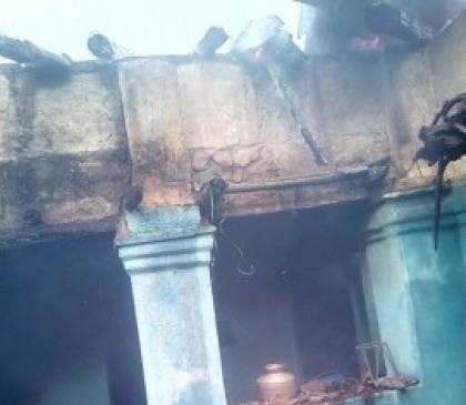 मकान में आग लगने से जिंदा जली 65 साल की वृद्धा