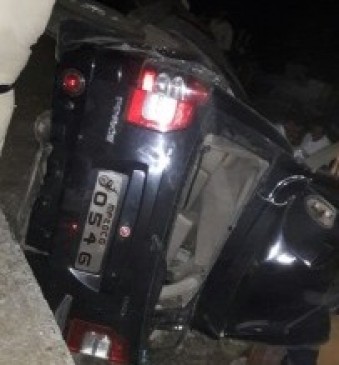 Pagalanand Maharajs car crashed, death of a disciple - two serious