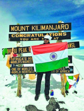Priyanka Sonar hoisted the tricolor on Mount Kilimanjaro of south africa