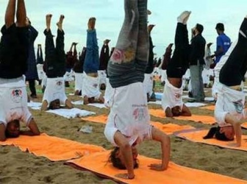 To create world record will be on April 17th, mass headlines yoga