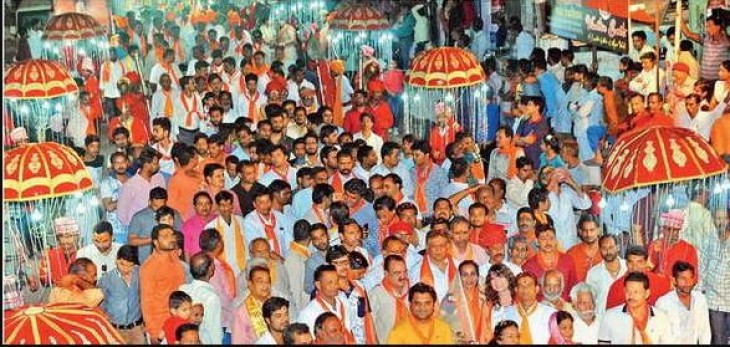 रामनवमी शोभायात्रा में ‘दैनिक भास्कर’ की झांकी ने जीता फर्स्ट प्राइज