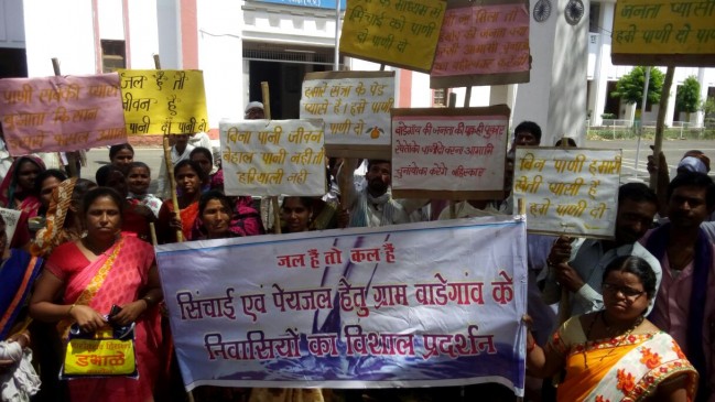 If the drinking water system is not created the villagers boycott elections