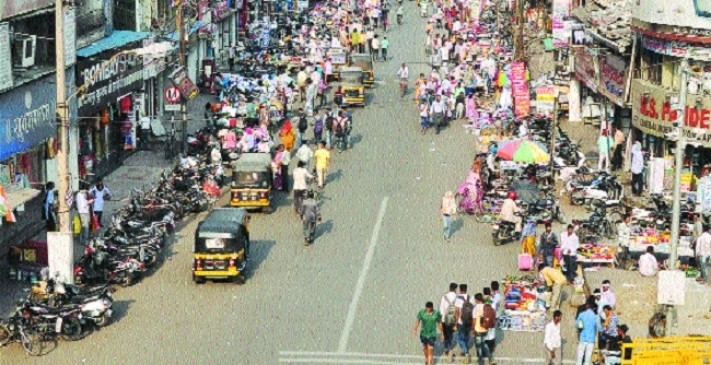 Parking system will start in the sitabardi market of nagpur city