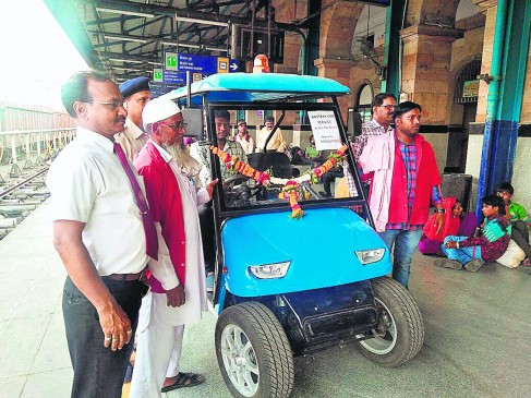 नागपुर रेलवे स्टेशन पर चलेगी बैटरी कार