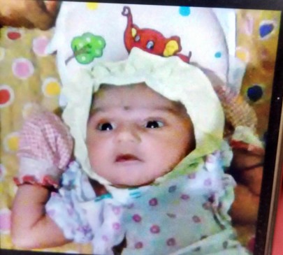 A two-month-old baby girl died due to falling ceiling fan, nagpur A two-month-old baby girl died due to falling ceiling fan, nagpur