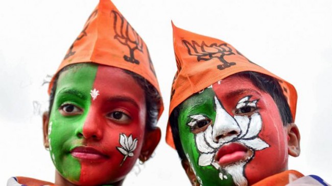 Circumstances of the BJP headquarters changed during counting Circumstances of the BJP headquarters changed during counting
